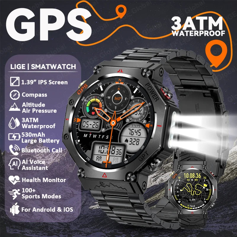 Montre connectée LIGE 2025 pour HUAWEI Xiaomi.